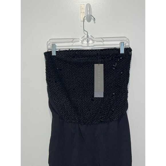 NWT Sachin + Babi Black Phillipa Jumpsuit size 0 Womens ($496) - Picture 3 of 14